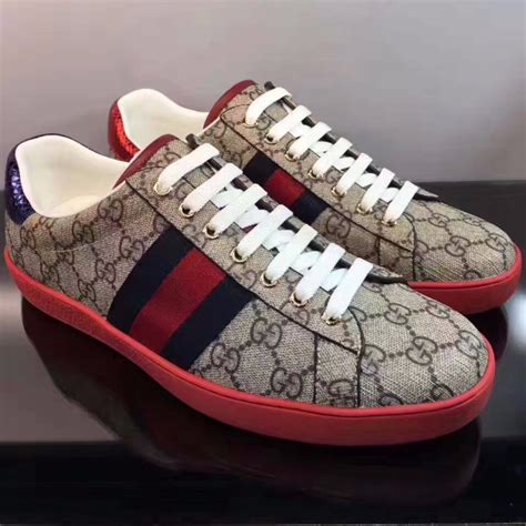 gucci ace supreme sneakers|gucci ace sneakers sale.